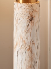 Pacific Natural Effect Ceramic Tall Table Lamp - Image 4 of 6
