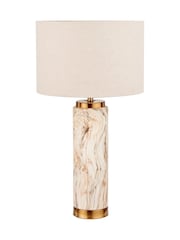 Pacific Natural Effect Ceramic Tall Table Lamp - Image 5 of 6