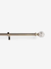 Antique Brass Mercury Glass Chic Extendable Pole - Image 1 of 2