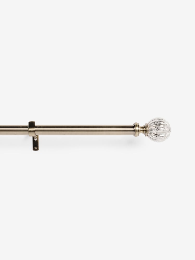 Antique Brass Mercury Glass Chic Extendable Pole - Image 1 of 2