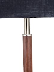 Pacific Black Wood Effect Table Lamp - Image 6 of 6