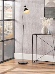 Pacific Black Metal Floor Lamp - Image 1 of 6
