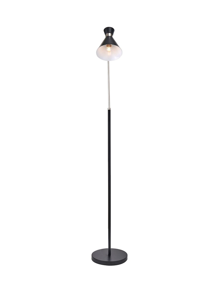 Pacific Black Metal Floor Lamp - Image 6 of 6