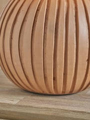 Pacific Natural Textured Ball Table Lamp - Image 4 of 6
