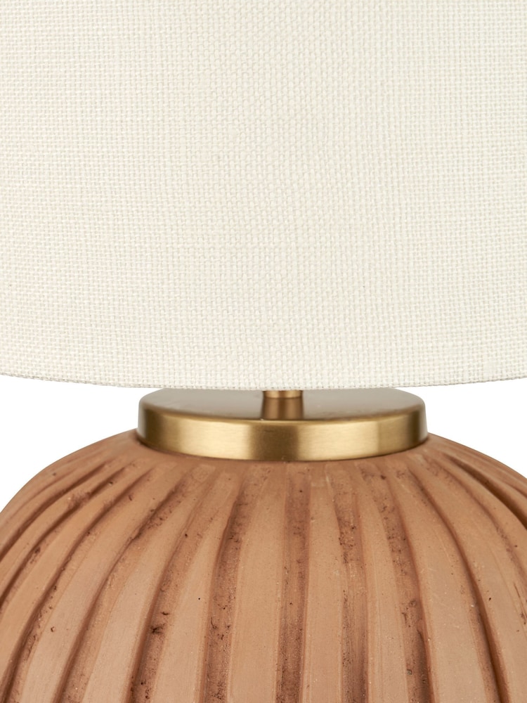 Pacific Natural Textured Ball Table Lamp - Image 6 of 6