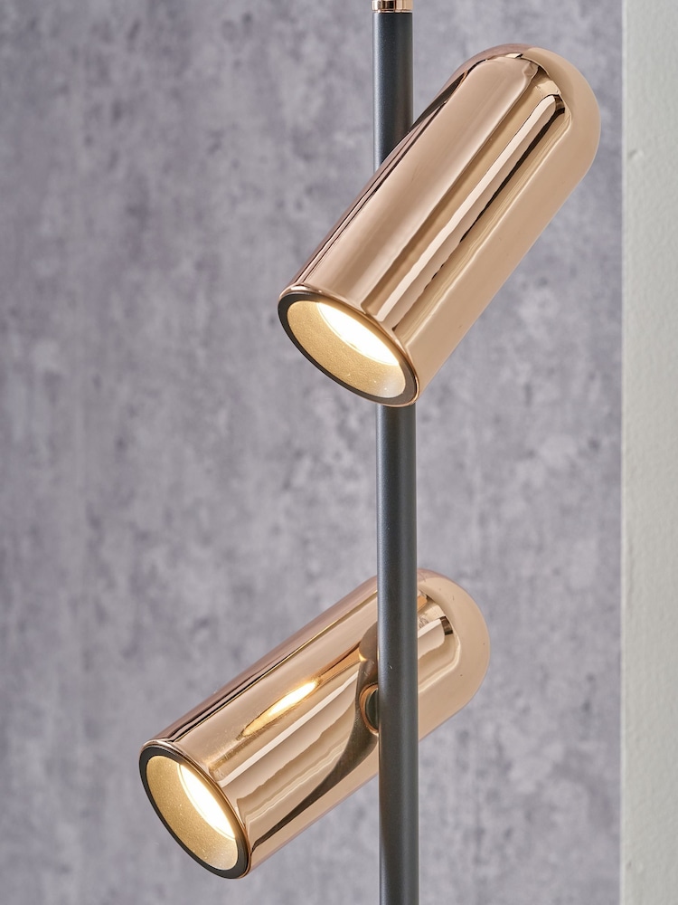 Pacific Rose Gold LED Floor Lamp - Image 2 of 6