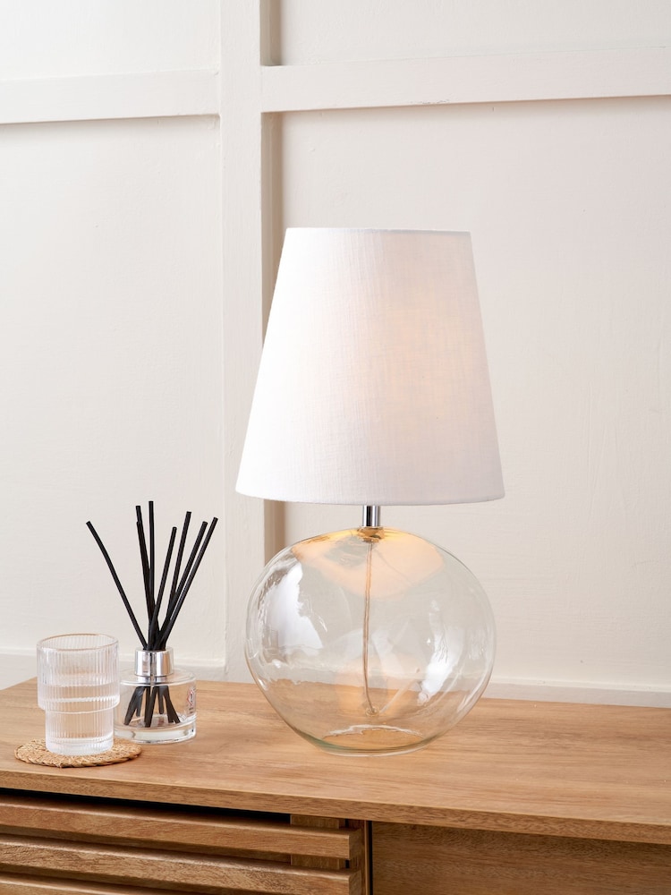 Pacific Clear Glass Table Lamp - Image 1 of 6