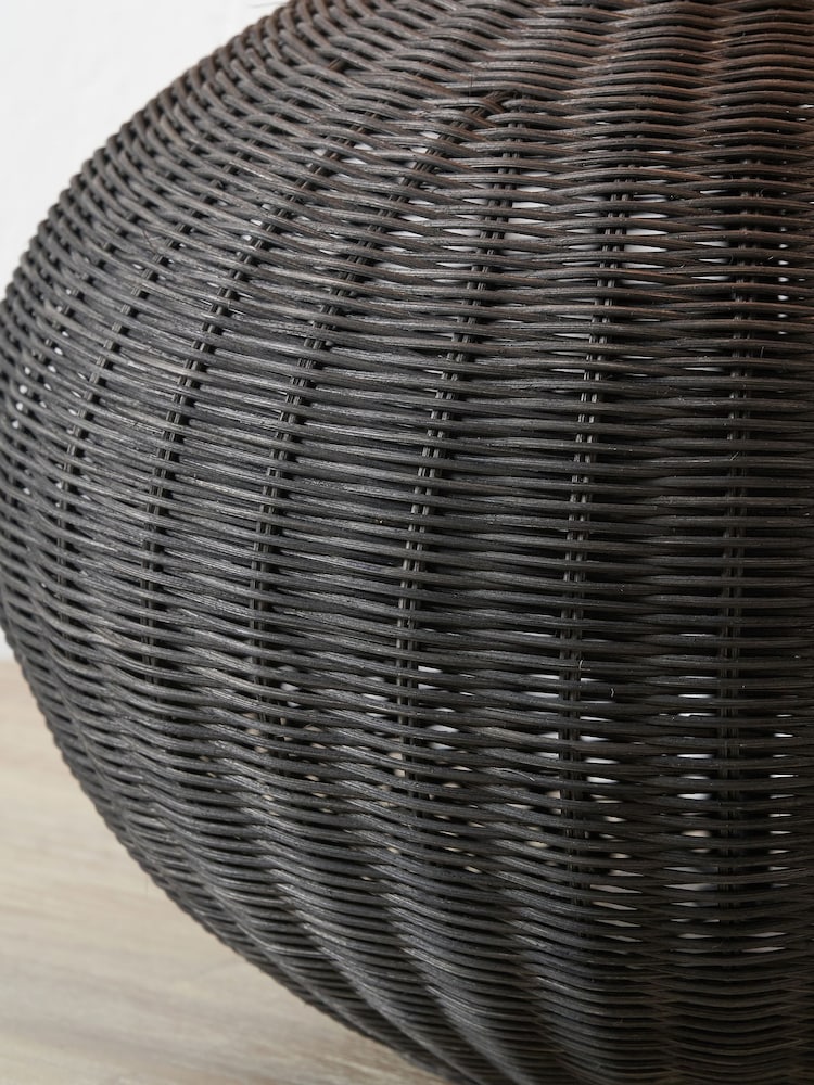 Pacific Black Rattan Table Lamp - Image 6 of 6