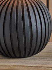 Pacific Black Textured Ball Table Lamp - Image 4 of 6