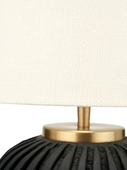 Pacific Black Textured Ball Table Lamp - Image 6 of 6