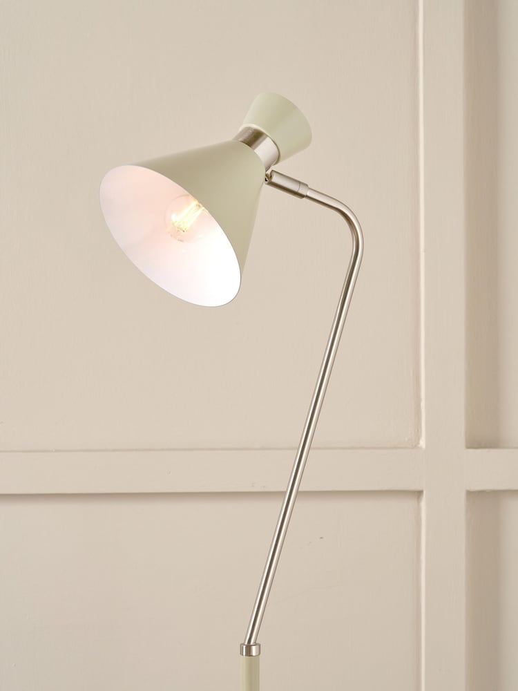 Pacific Sage Silver Metal Floor Lamp - Image 2 of 6