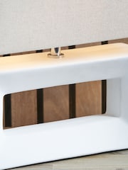 Pacific White Ceramic Rectangular Table Lamp - Image 4 of 6