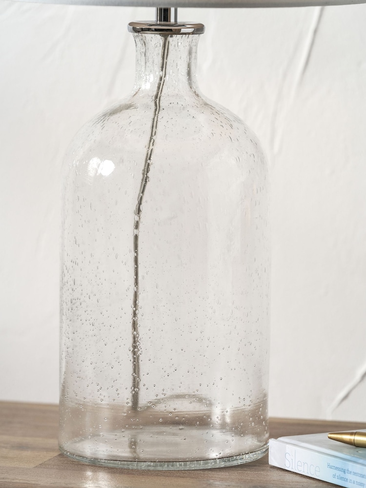Pacific Clear Bubble Glass Table Lamp - Image 2 of 6