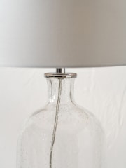 Pacific Clear Bubble Glass Table Lamp - Image 6 of 6