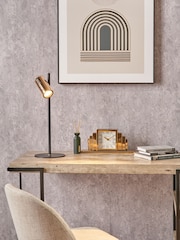 Pacific Rose Gold Metal LED Table Lamp - Image 1 of 6