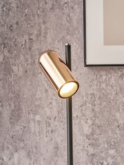 Pacific Rose Gold Metal LED Table Lamp - Image 3 of 6