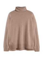 Chinti & Parker Wool/Cashmere Relaxed Roll Neck Jumper - Image 4 of 4