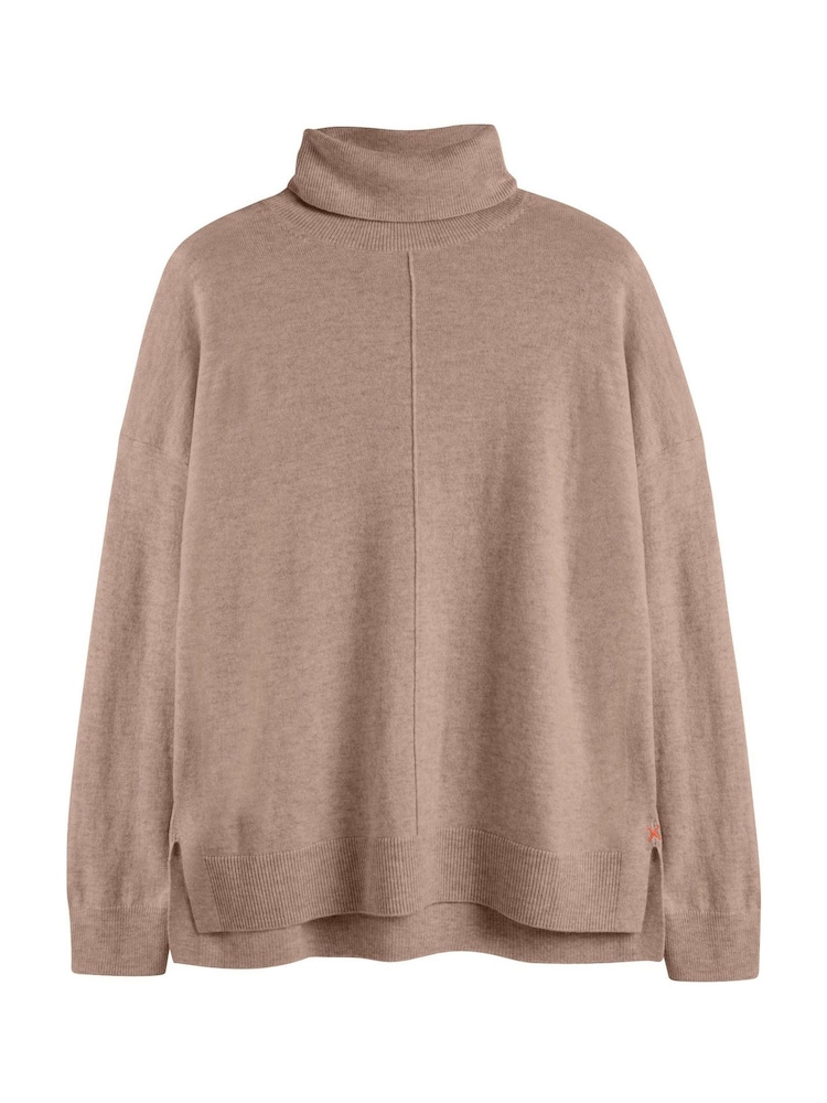 Chinti & Parker Wool/Cashmere Relaxed Roll Neck Jumper - Image 4 of 4