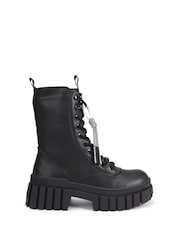 KG Kurt Geiger Tegan Lace Up2 Black Boots - Image 2 of 5