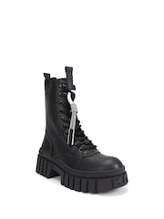 KG Kurt Geiger Tegan Lace Up2 Black Boots - Image 3 of 5