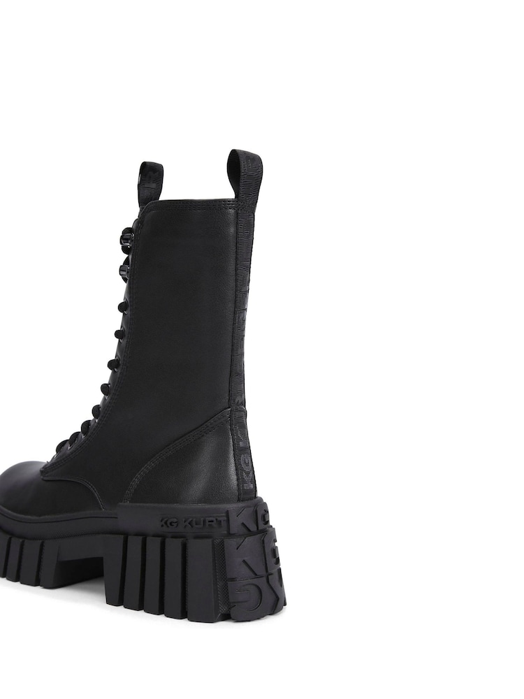 KG Kurt Geiger Tegan Lace Up2 Black Boots - Image 5 of 5