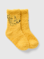 Gap Yellow Lion King Disney Kids Cosy Fluffy Socks - Image 1 of 1