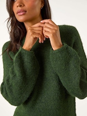 Roman Green Light Soft Knit Blouson Jumper - Image 5 of 5