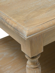 Cotswold Company Limewash Oak Camille Coffee Table - Image 4 of 5