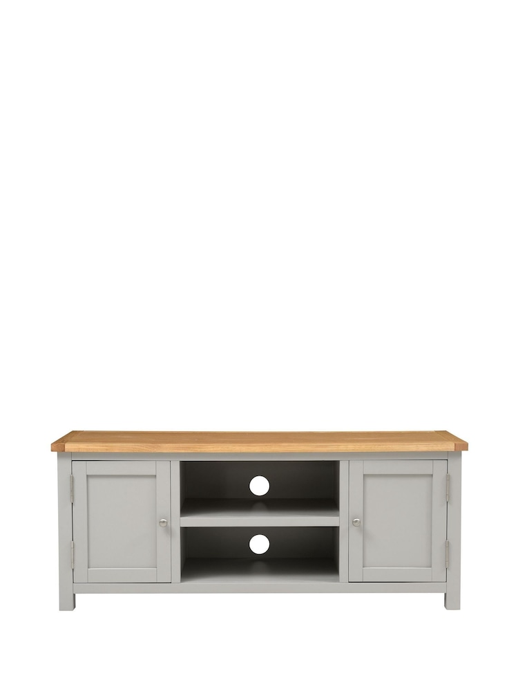 Cotswold Company Pebble Grey Simply Cotswold TV Stand - Image 2 of 5