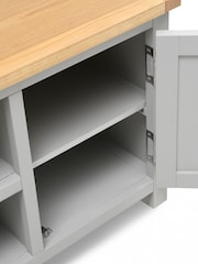 Cotswold Company Pebble Grey Simply Cotswold TV Stand - Image 4 of 5