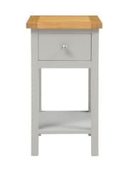 Cotswold Company Pebble Grey Simply Set of 2 Bedside Table - Image 2 of 6