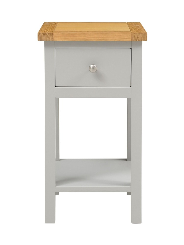 Cotswold Company Pebble Grey Simply Set of 2 Bedside Table - Image 2 of 6