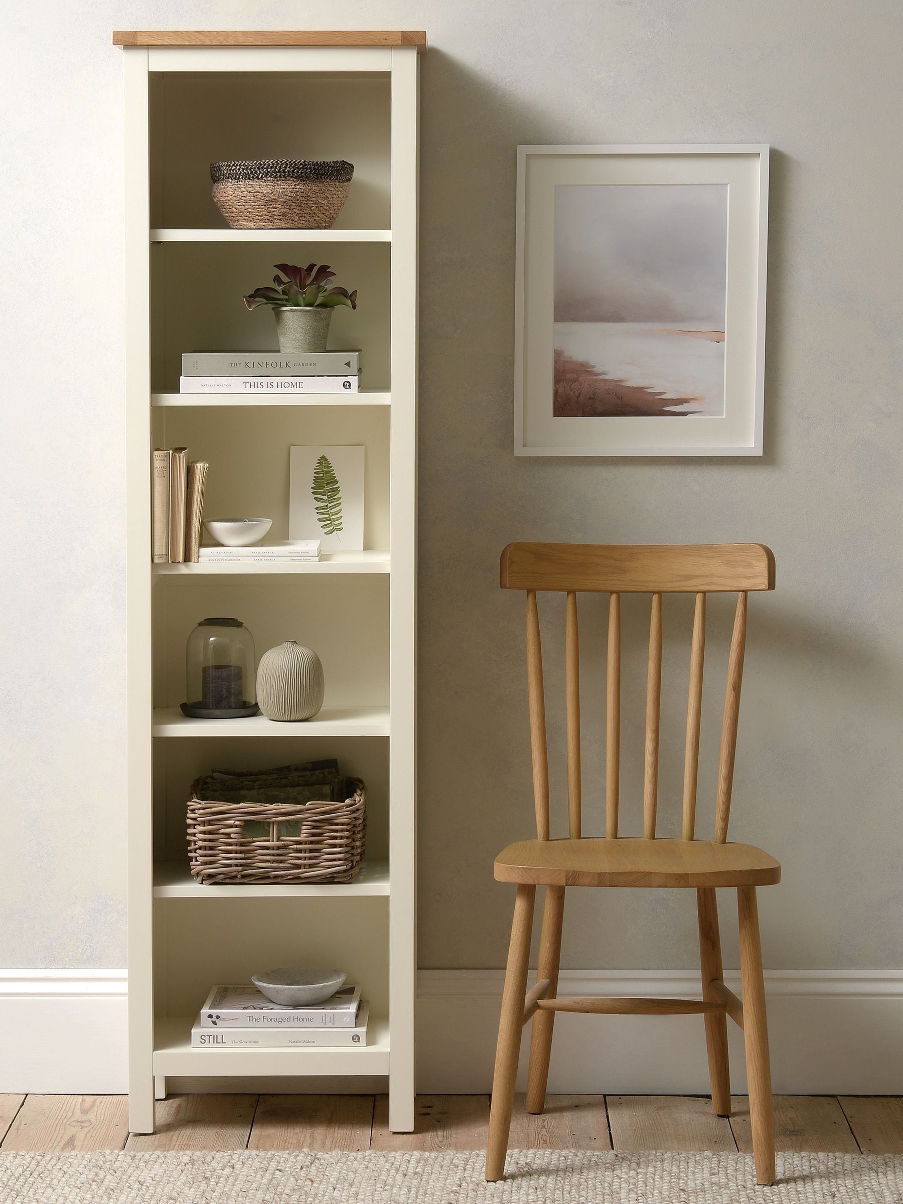 Buy Cotswold Company Classic Cream Simply Cotswold Slim Bookcase from the Next UK online shop