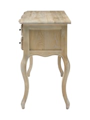 Cotswold Company Limewash Oak Camille Dressing Table - Image 4 of 5