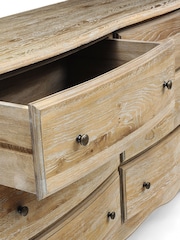 Cotswold Company Limewash Oak Camille 6 Drawer Chest of Drawers - Image 5 of 5
