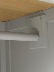 Cotswold Company Pebble Grey Simply Cotswold Double Wardrobe - Image 5 of 6