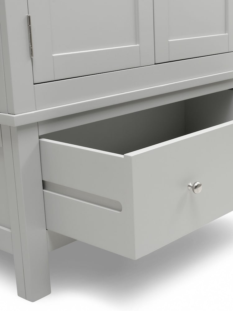 Cotswold Company Pebble Grey Simply Cotswold Double Wardrobe - Image 6 of 6