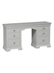 Cotswold Company Pebble Grey Chantilly Dressing Table - Image 3 of 5