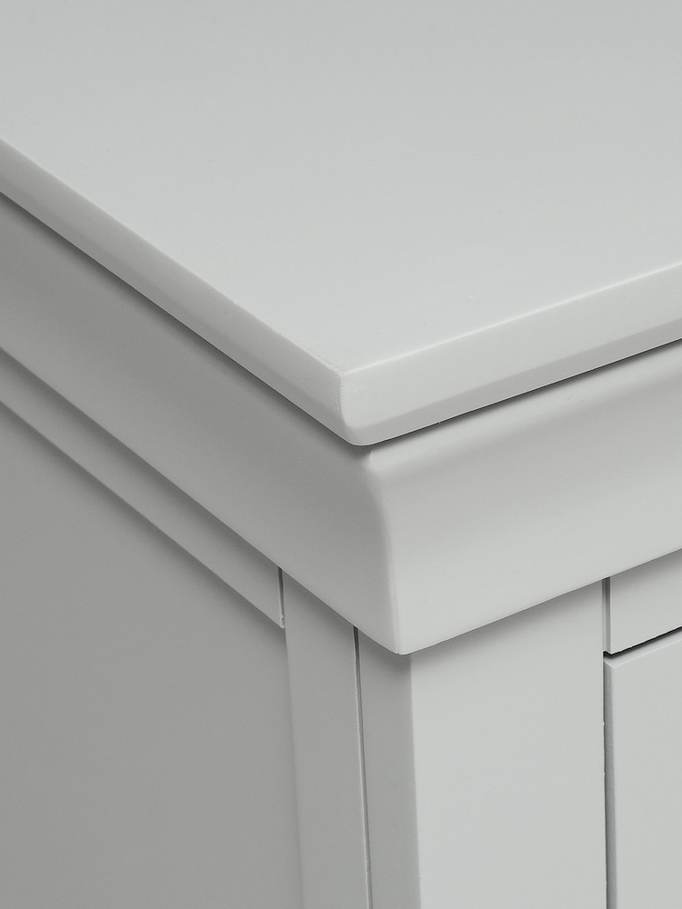 Cotswold Company Pebble Grey Chantilly Dressing Table - Image 5 of 5