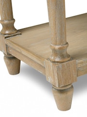Cotswold Company Limewash Oak Camille Console Table - Image 5 of 5