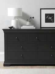Cotswold Company Dusky Black Chantilly 7 Drawer Wide Chest of Drawers - Image 2 of 5