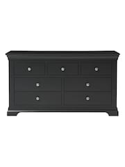 Cotswold Company Dusky Black Chantilly 7 Drawer Wide Chest of Drawers - Image 3 of 5