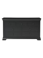 Cotswold Company Dusky Black Chantilly 7 Drawer Wide Chest of Drawers - Image 4 of 5