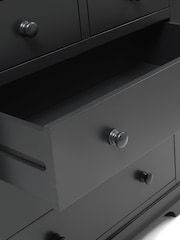 Cotswold Company Dusky Black Chantilly 5 Drawer Chest of Drawers - Image 6 of 6