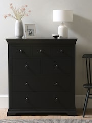 Cotswold Company Dusky Black Chantilly 7 Drawer Chest of Drawers - Image 2 of 5