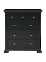 Cotswold Company Dusky Black Chantilly 7 Drawer Chest of Drawers - Image 3 of 5