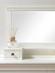 Cotswold Company Warm White Chantilly Vanity Mirror - Image 1 of 6