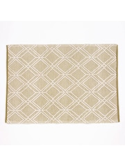 Esselle Green Blenheim 100% Pet 120x170cm Diamond Rug - Image 1 of 5
