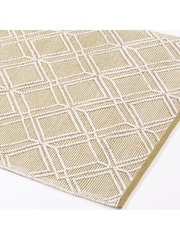 Esselle Green Blenheim 100% Pet 120x170cm Diamond Rug - Image 2 of 5