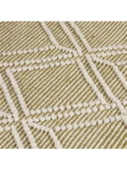 Esselle Green Blenheim 100% Pet 120x170cm Diamond Rug - Image 3 of 5